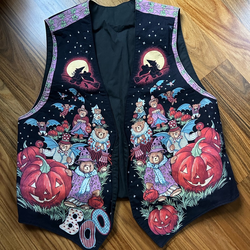 Halloween Bear Costume Vest for Kids